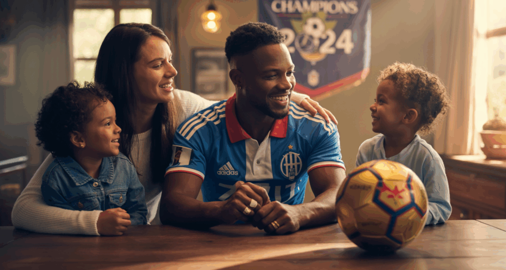 Vie professionnelle et personnelle footballeur