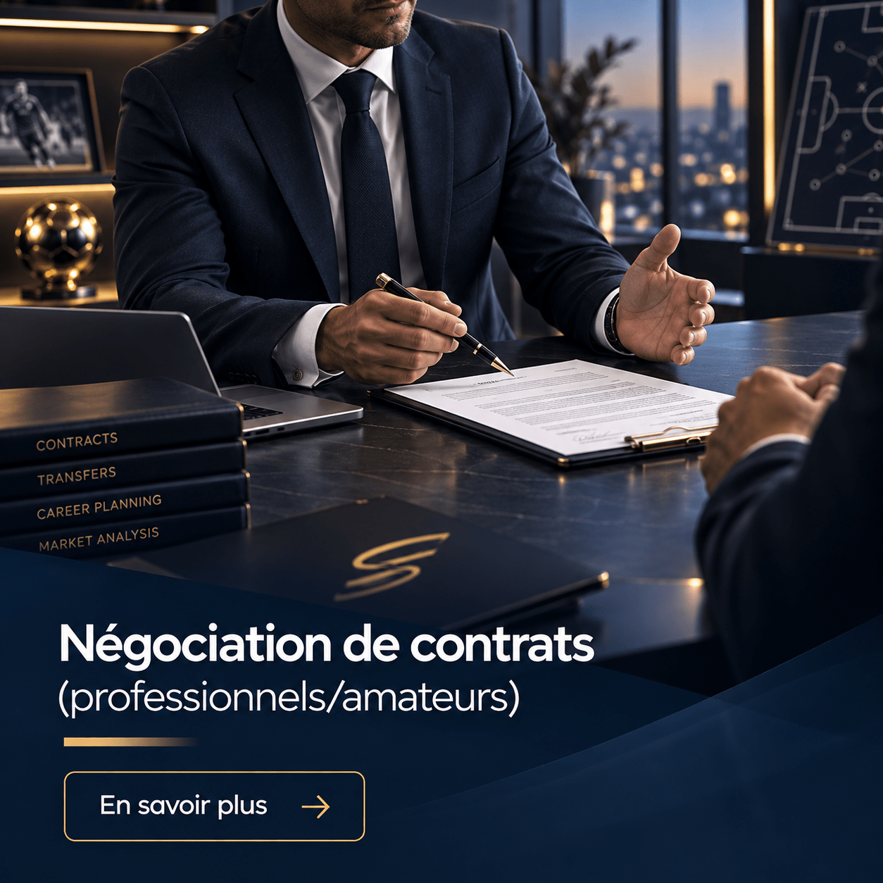 Négociation de contrats (professionnelsamateurs)