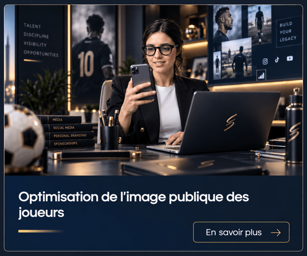 Optimisation de l'image publique des joueurs - sign soccer